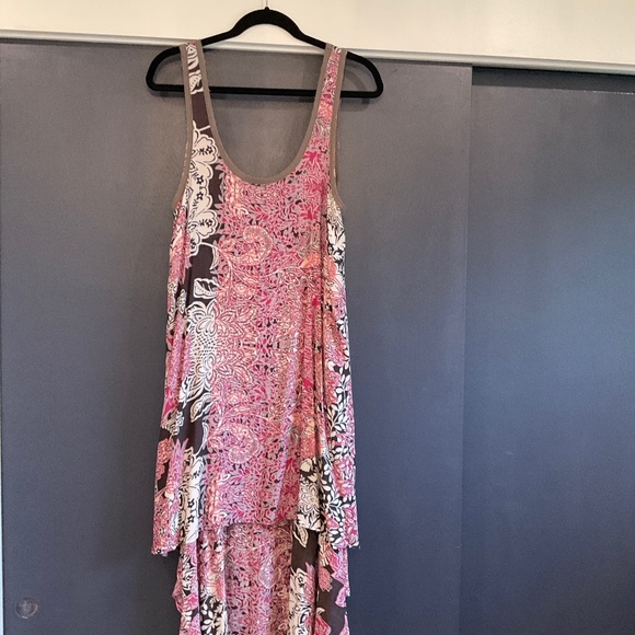 FREE PEOPLE DISTRESS BILEVEL DRESS - Picture 1 of 7